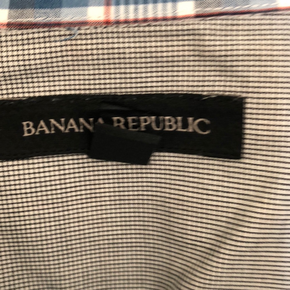 Plaid banana republic dress shirt - Picture 2 of 4